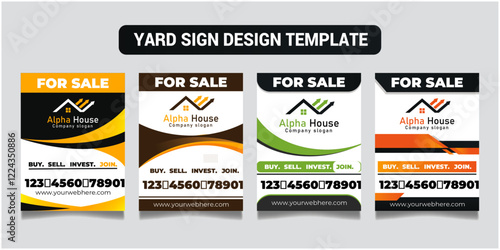 yard sign design template