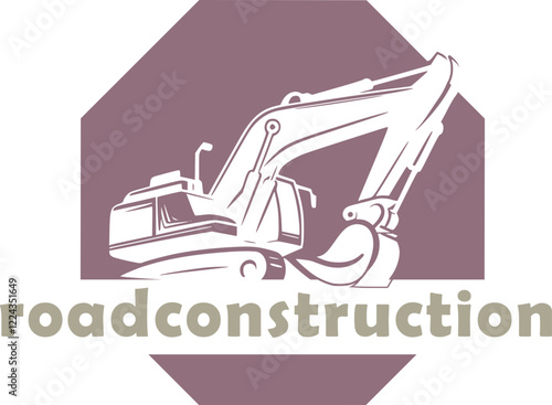 logo with a digger