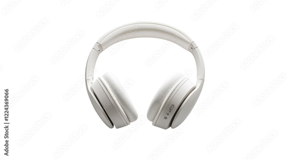 Experience immersive sound while exploring creativity with sleek white headphones in a quiet setting Experience immersive sound while exploring creativity with sleek white headphones in a quiet setting