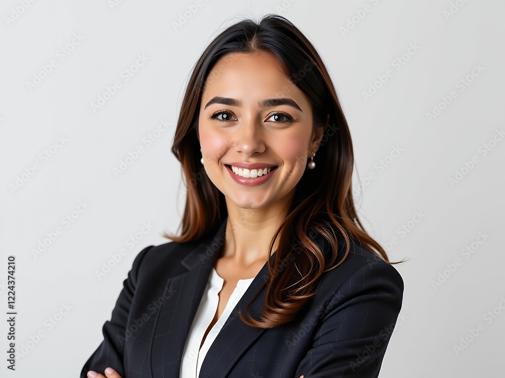 Confident Smiling Businesswoman Portrait Successful Female Professional Corporate Headshot Confident Smiling Businesswoman Portrait Successful Female Professional Corporate Headshot