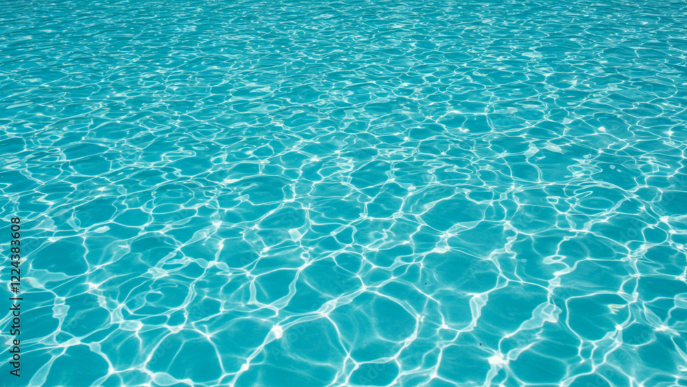 Obraz premium Textured backdrop resembling the water of a swimming pool