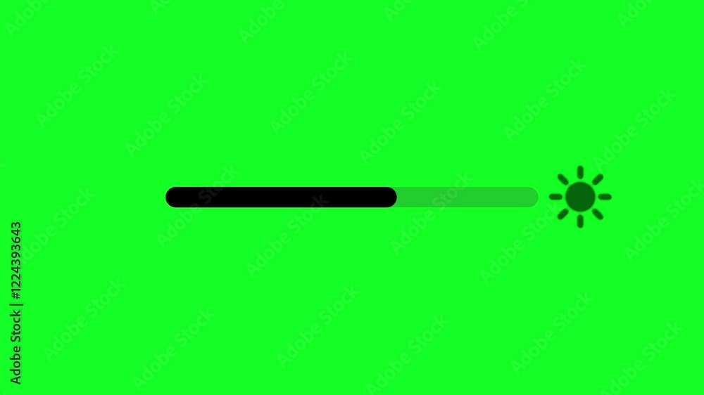 The symbol adjusts the brightness.Brightness control setting animation.brightness icon animation. The symbol adjusts the brightness.Brightness control setting animation.brightness icon animation.