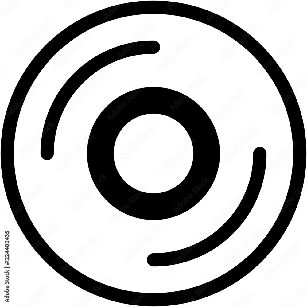 Vector Icon Cd, compact disk, disc, recording Vector Icon Cd, compact disk, disc, recording