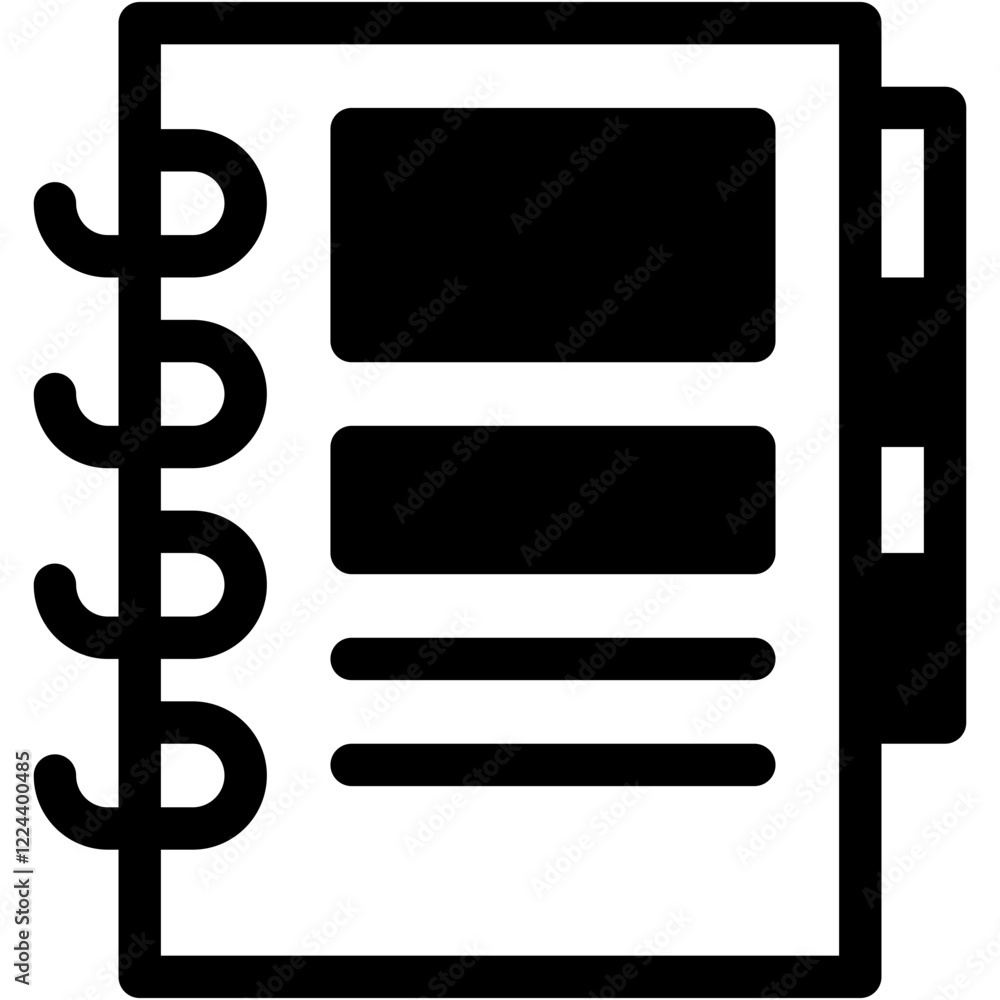 Vector Icon Address book, communication, contact book Vector Icon Address book, communication, contact book