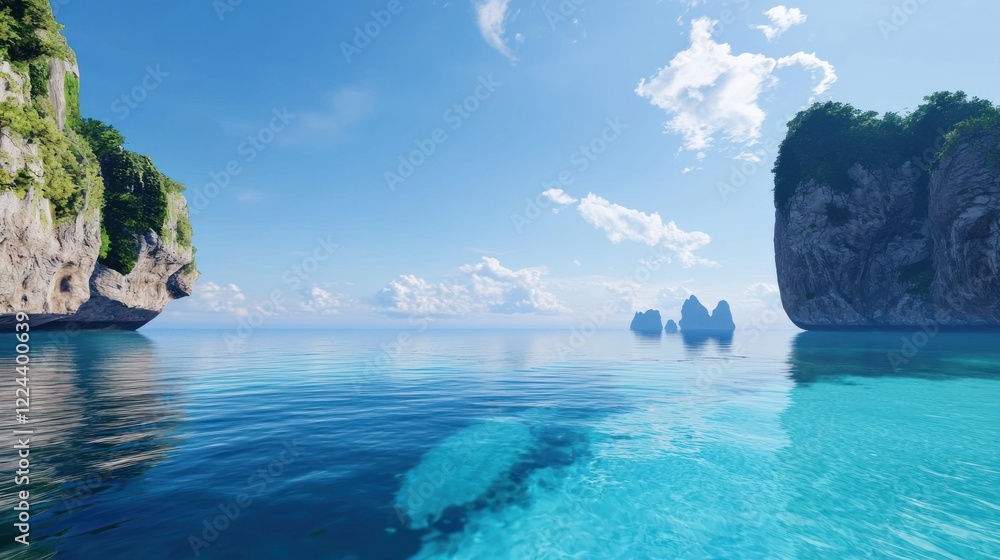 Fototapeta premium Tropical Island Seascape