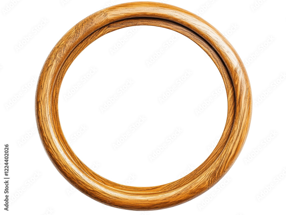 Isolated Wooden Ring Isolated Wooden Ring