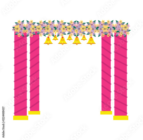 Wedding ceremony decorative Mandap 