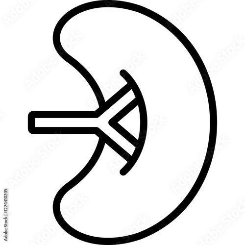 spleen line icon
