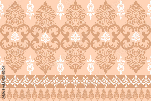 Classic Damask Seamless Pattern - Vector Illustration for Elegant Textile Design