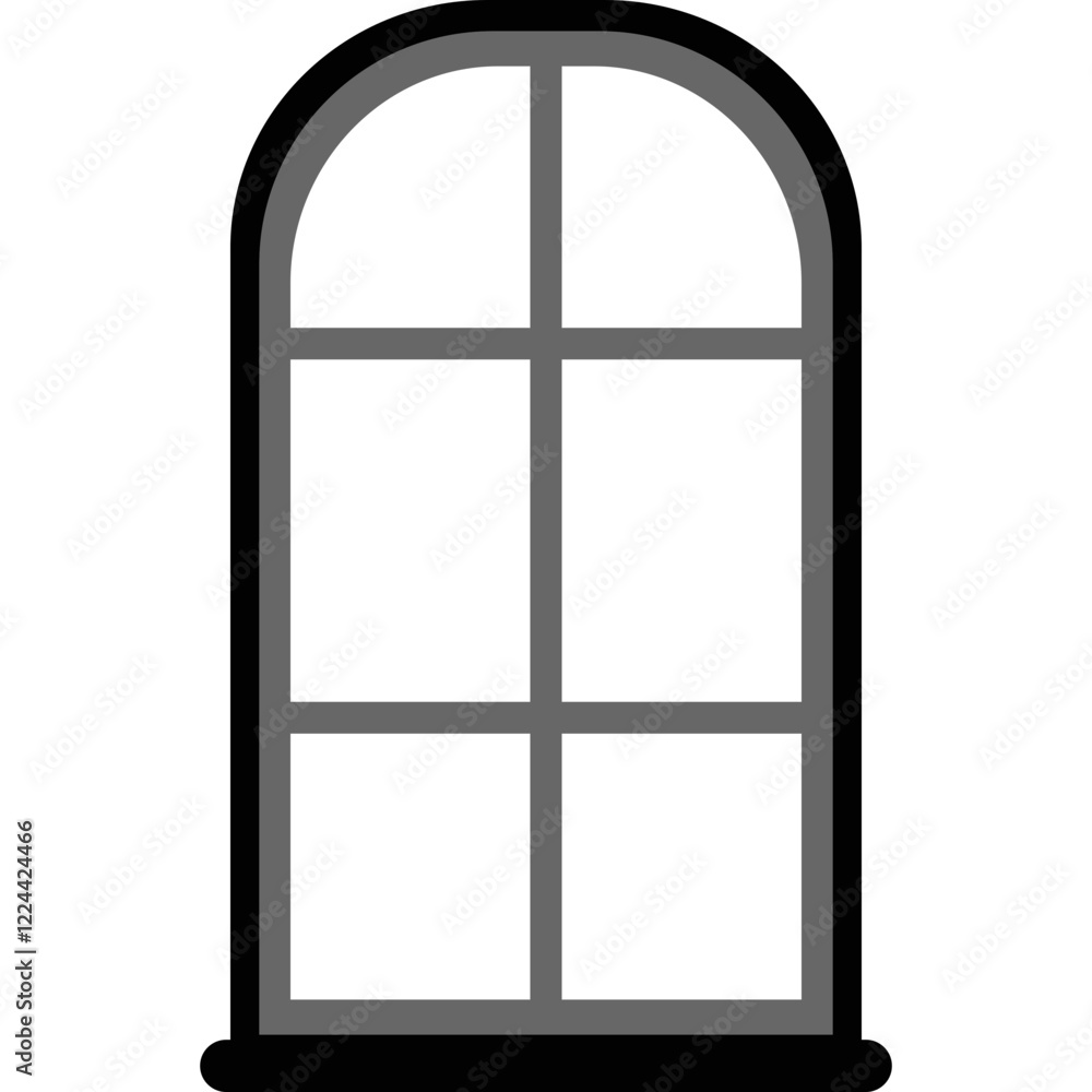 Simple vector icon window Simple vector icon window