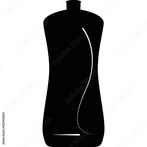 Simple vector icon sports bottle
