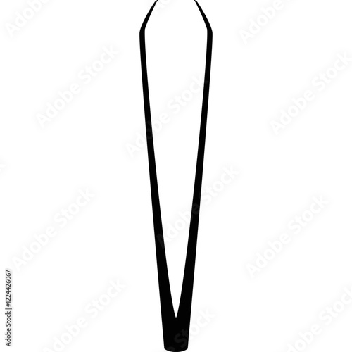Simple vector icon tweezers
