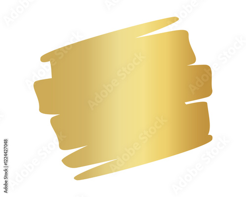 gold brush marks, gold stain, golden brush stroke, hand drawn