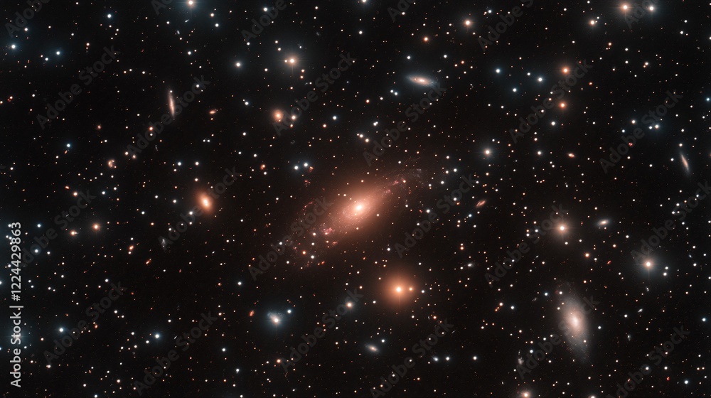 Cosmic Galaxy Panorama: A Stunning Deep Space Image Cosmic Galaxy Panorama: A Stunning Deep Space Image