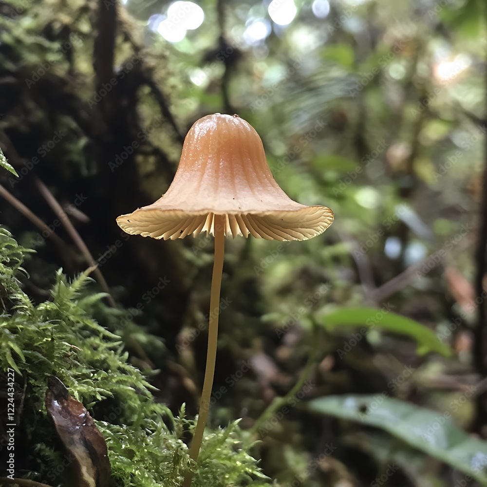 Mushroom in the rainforest of Doi Inthanon National Park, Thailand Mushroom in the rainforest of Doi Inthanon National Park, Thailand