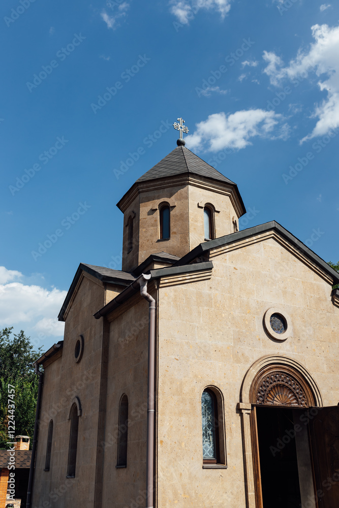 Classical Armenian Church in Ukraine. The city of Zaporizhzhya Classical Armenian Church in Ukraine. The city of Zaporizhzhya