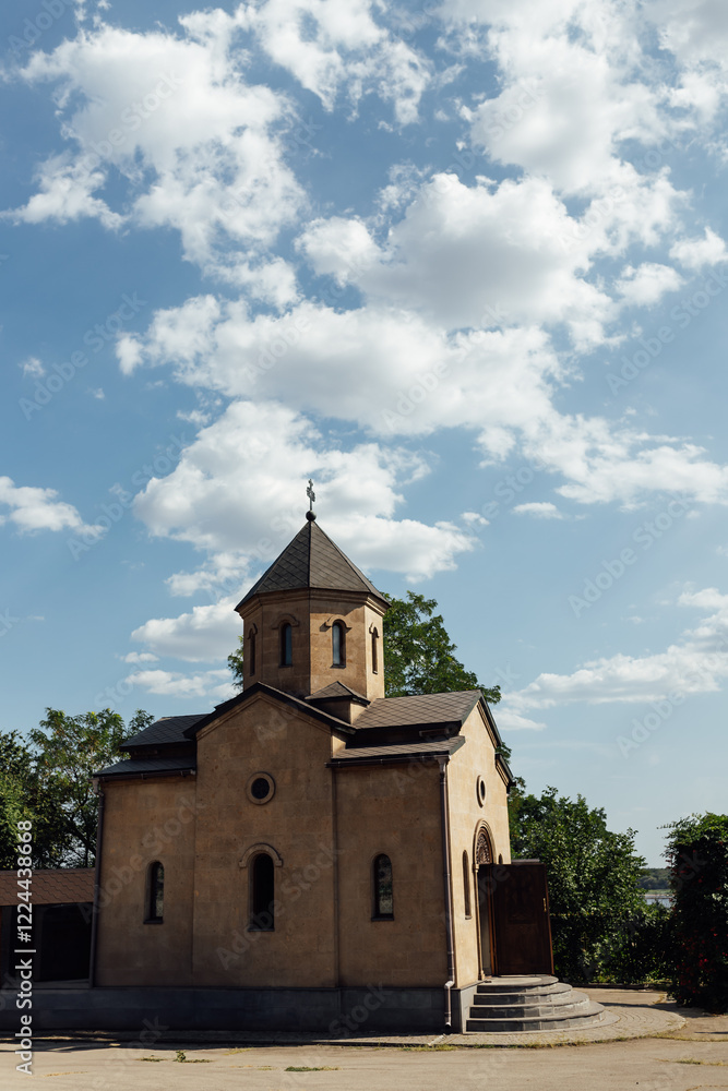 Classical Armenian Church in Ukraine. The city of Zaporizhzhya Classical Armenian Church in Ukraine. The city of Zaporizhzhya