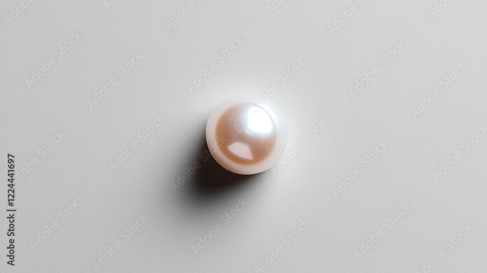 Luminous Pearl on a Textured Surface Luminous Pearl on a Textured Surface