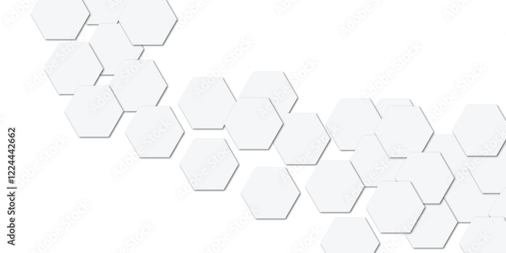 Abstract technology white geometric hexagon on transparent concept design honeycomb shape vector. Abstract technology white geometric hexagon on transparent concept design honeycomb shape vector.