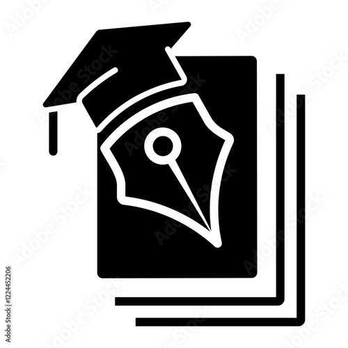 mortarboard Solid icon