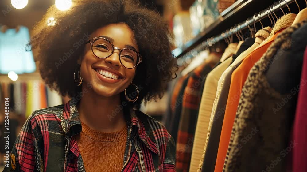 The Smiling Woman in Store The Smiling Woman in Store