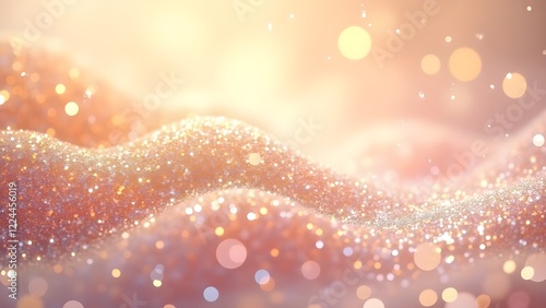 Glitter Gradient Glow Abstract Background