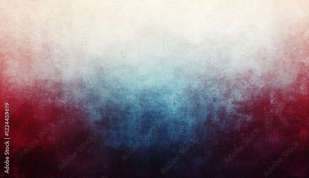Obraz premium Red Blue Gradient Background Texture Abstract Vintage Design Grunge Style Old Paper Canvas Wall Paint Artistic