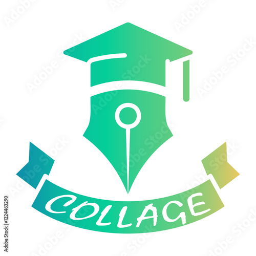 mortarboard Gradient icon