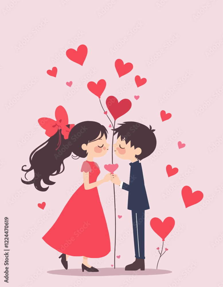 Happy valentines day beautiful love hearts greeting card background Happy valentines day beautiful love hearts greeting card background