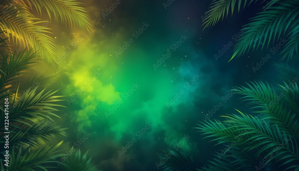 A fresh and vibrant blured gradient background with glowing green, lime, and yellow tones, creating a tropical and energetic atmosphere A fresh and vibrant blured gradient background with glowing green, lime, and yellow tones, creating a tropical and energetic atmosphere