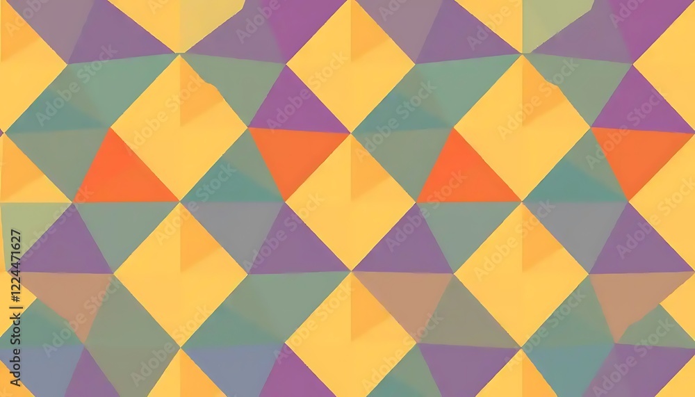 Abstract Geometric Pattern Of Triangles And Squares Abstract Geometric Pattern Of Triangles And Squares