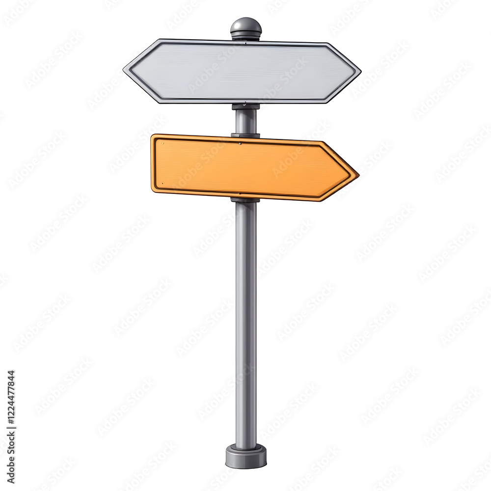 Directional Sign 3D icon isolated on transparent background ideal for maps and navigation designs
Directional Sign 3D icon isolated on transparent background ideal for maps and navigation designs