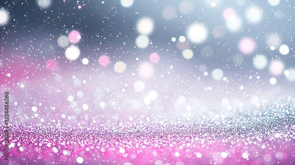 Festive glitter bokeh background; celebration design Festive glitter bokeh background; celebration design