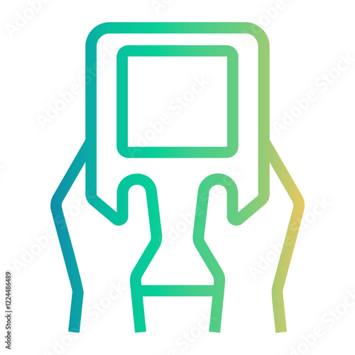 joystick Line Gradient Icon