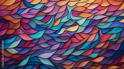 Wallpaper Mural Vibrant and Captivating Abstract Pattern Created by Overlapping Colored Pencils in a Harmonious Composition Suitable for Photography and Creative Projects Torontodigital.ca