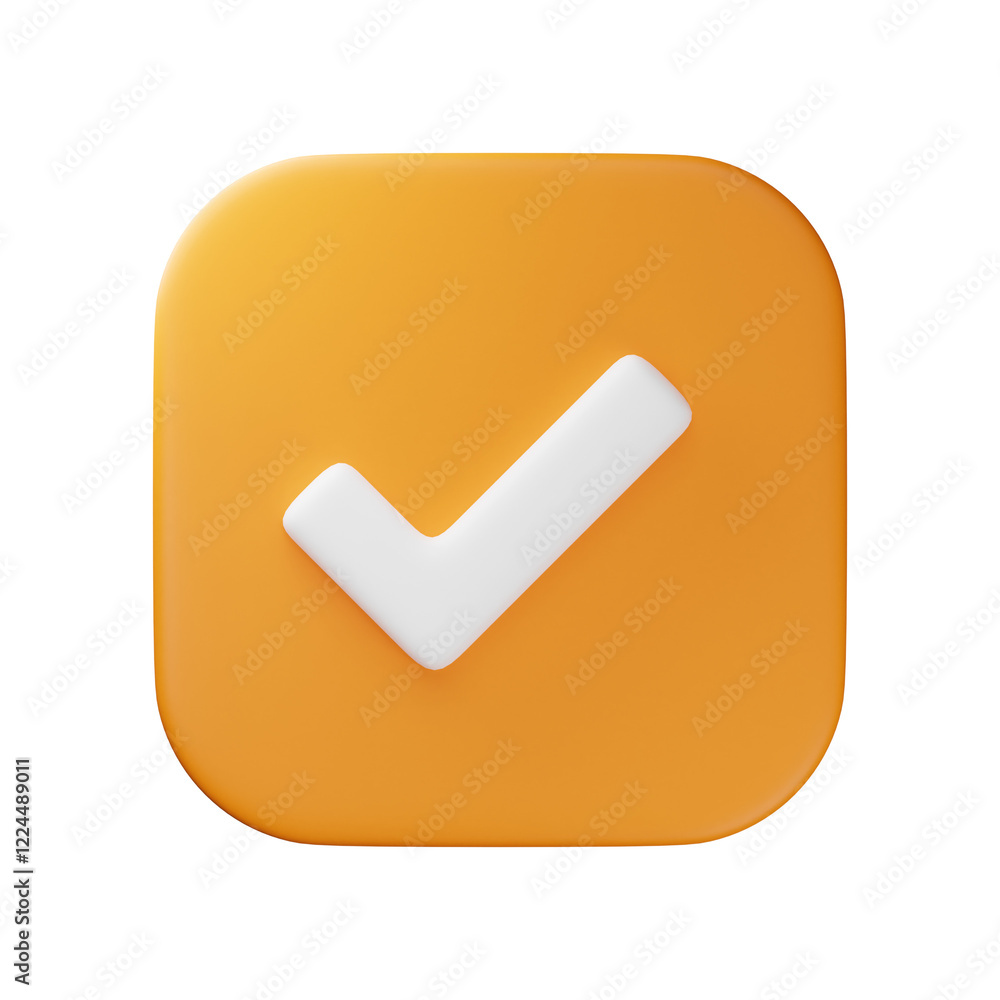 3d complete checklist icon 3d complete checklist icon