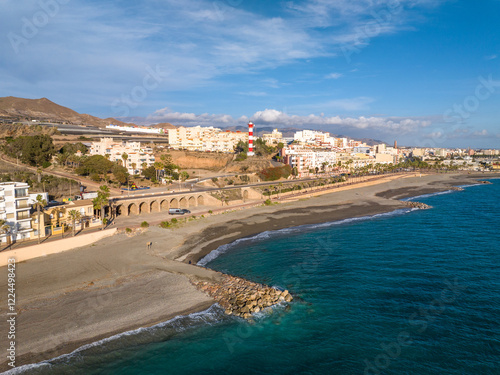 Wallpaper Mural Faro de la ciudad de Adra en Almeria Andalucia Torontodigital.ca