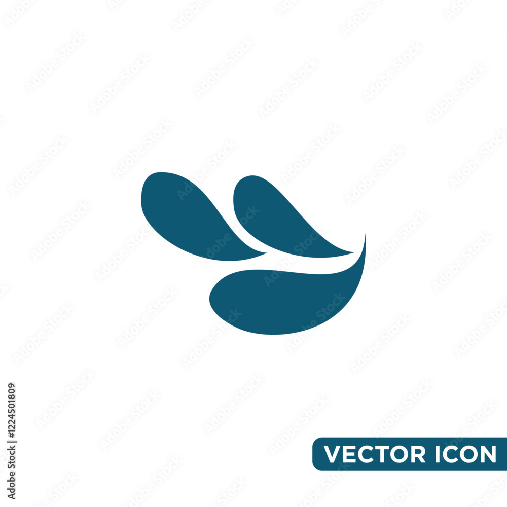 Simple Design Water Drop Icon Template Simple Design Water Drop Icon Template