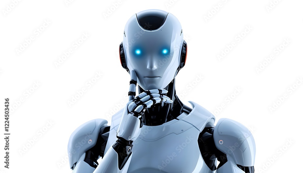 Contemplative Robot: A Serene Digital Portrait Contemplative Robot: A Serene Digital Portrait