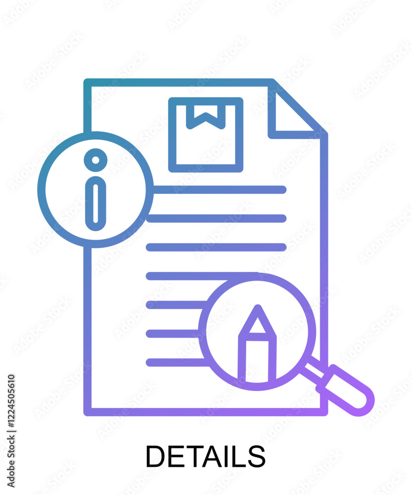 Purple gradient line product presentation icon that shows softness and stability Purple gradient line product presentation icon that shows softness and stability