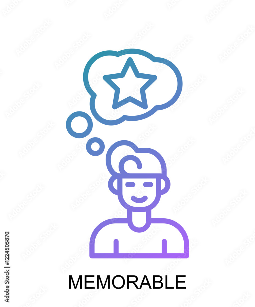 Purple gradient line product presentation icon that shows softness and stability Purple gradient line product presentation icon that shows softness and stability