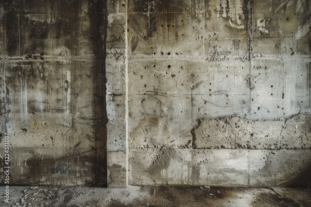 Image of Old grey concrete bunker wall. Texture for background usage Image of Old grey concrete bunker wall. Texture for background usage