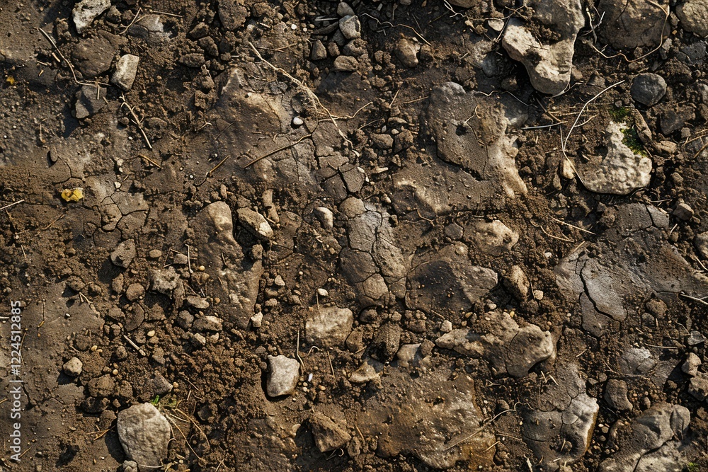 Image of Brown soil dirt surface. Texture for background usage Image of Brown soil dirt surface. Texture for background usage