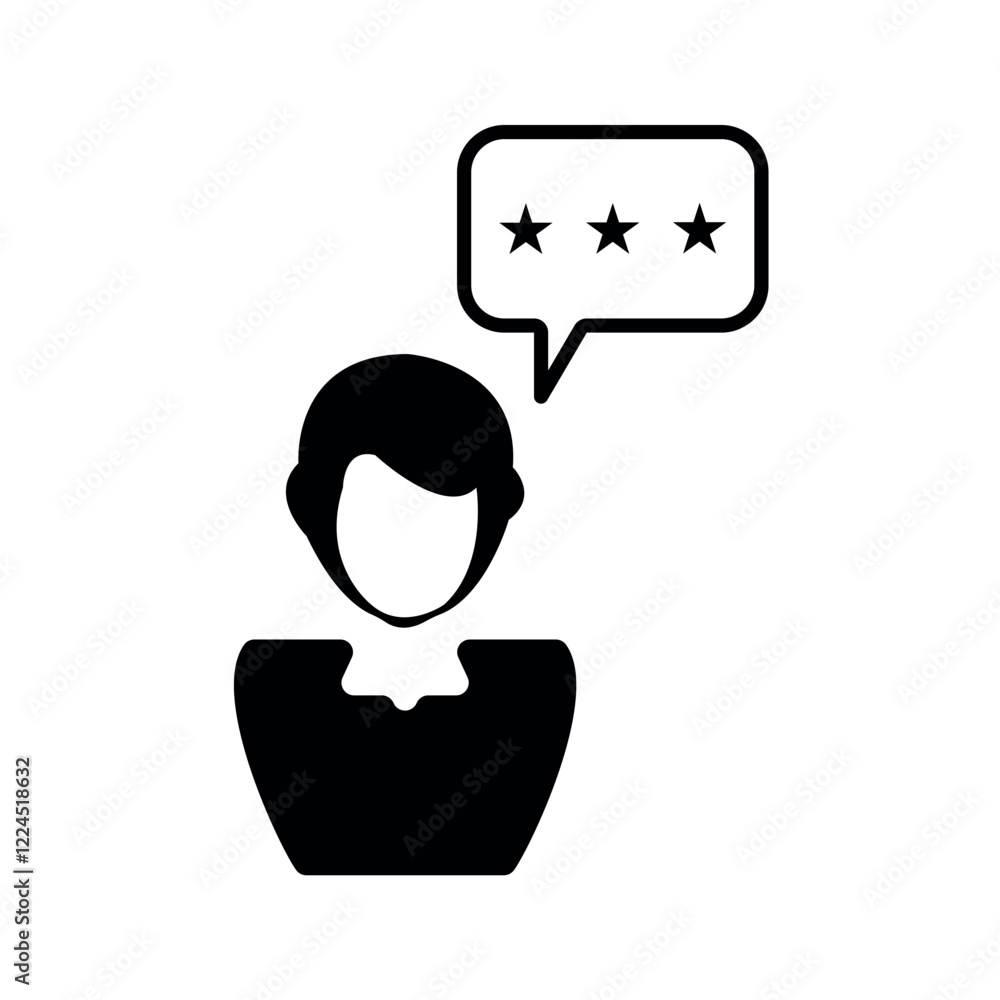Client satisfaction feedback icon. Client satisfaction feedback icon.