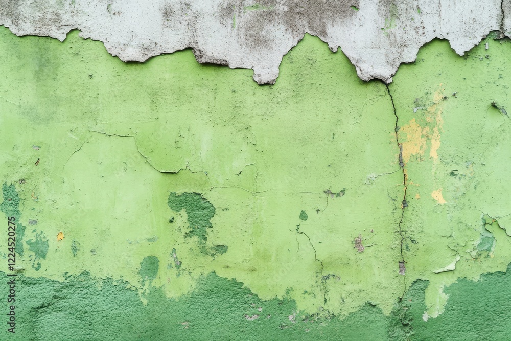 Obraz premium Muted pastel green-gray concrete texture for modern design mockups and text placement in a minimalist aesthetic environment. Ideal for creative professionals and branding projects