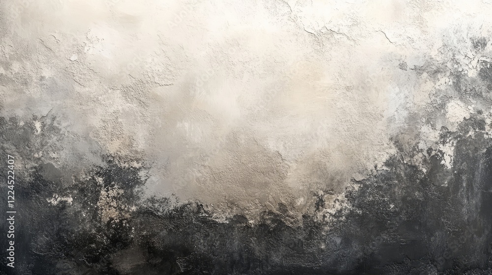 Obraz premium Abstract textured background with subtle brushstrokes in muted gray and beige tones 