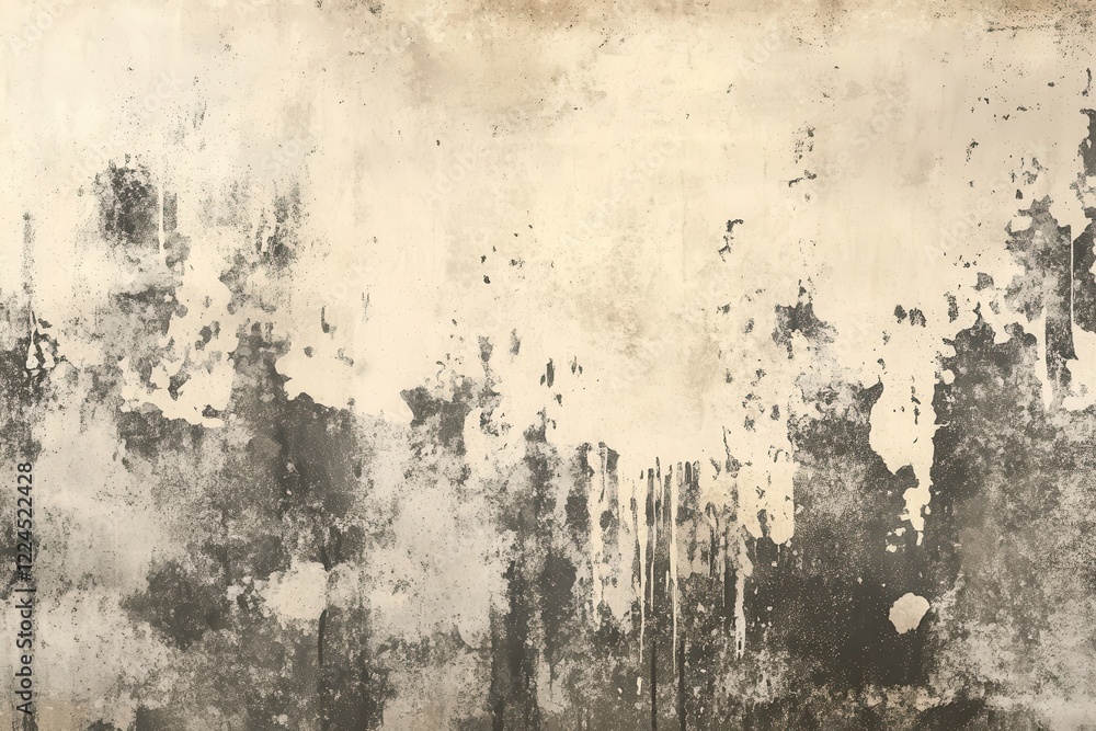 Fototapeta premium Abstract grunge ink textures for edgy graffiti designs: perfect for urban artwork and eye-catching visuals in modern advertising campaigns