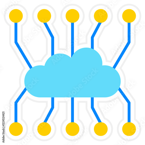 Cloud computing Icon
