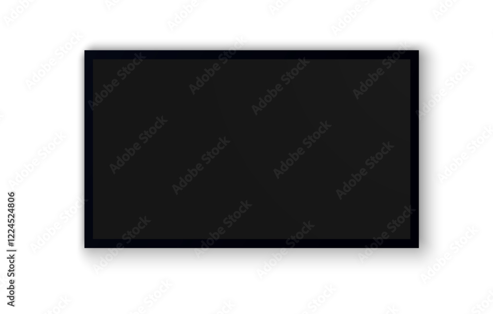 TV screen PNG. Modern stylish LED LCD panel. Large computer monitor display mockup.TV template. Vector illustration of a plasma TV monitor on a transparent background.
TV screen PNG. Modern stylish LED LCD panel. Large computer monitor display mockup.TV template. Vector illustration of a plasma TV monitor on a transparent background.
