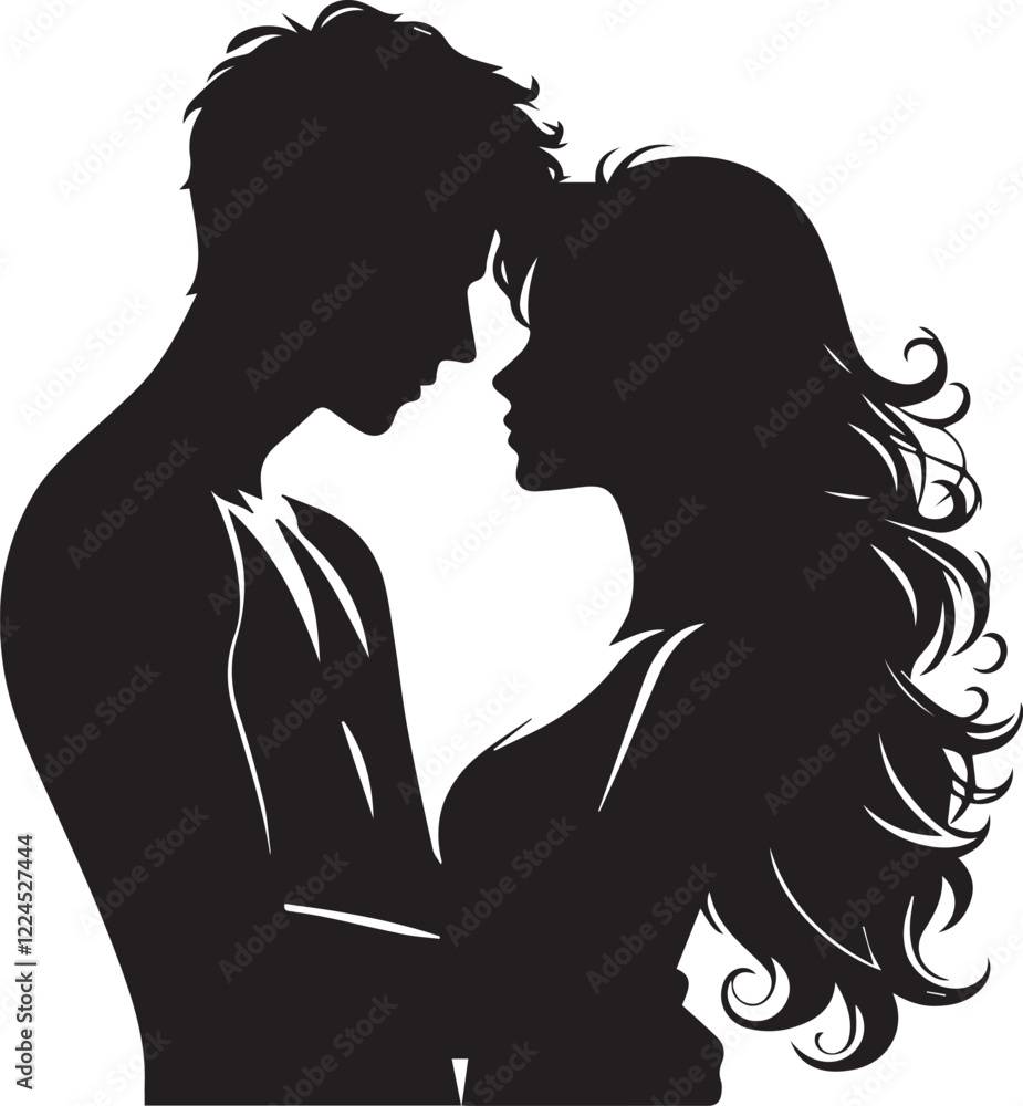 Romantic Valentine’s Day vector illustrations of a lovely couple, perfect for cards, invitations, and social media projects. Romantic Valentine’s Day vector illustrations of a lovely couple, perfect for cards, invitations, and social media projects.